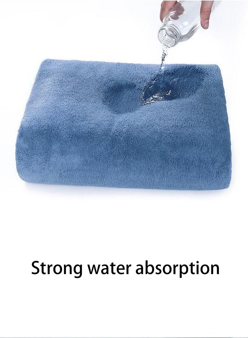 Coral Fleece Men's Bath Skirt Bath Towel Wearable Bathrobe Bathrobe Soft And Easy To Absorb Water Home Towel - Image 2