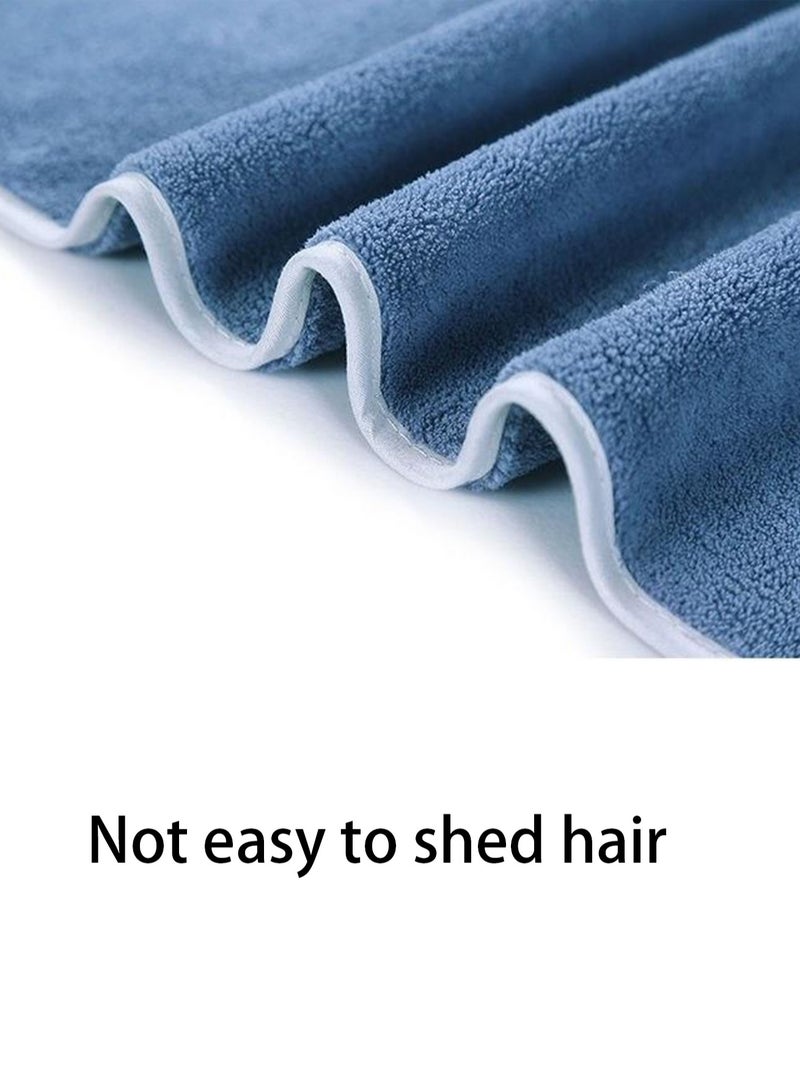 Coral Fleece Men's Bath Skirt Bath Towel Wearable Bathrobe Bathrobe Soft And Easy To Absorb Water Home Towel - Image 3