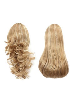 OneDor Onedor 15 Synthetic Fiber Curly Ponytail Hair Extension hairpiece with Clip-in Jaw Clips, Dual-Use Hair Extensions (24H613)  - Image 1