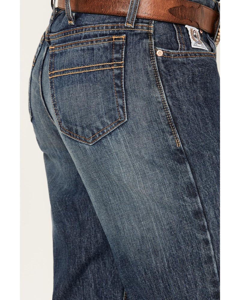 Cinch Men's White Label Relaxed Fit Jean, Dark Wash, 34W x 34L - Image 4