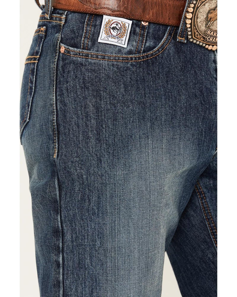 Cinch Men's White Label Relaxed Fit Jean, Dark Wash, 34W x 34L - Image 2