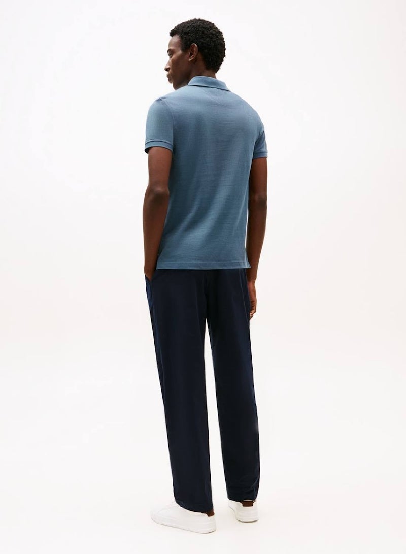 TOMMY HILFIGER 1985 Slim Fit Pique Polo Shirt - Image 4