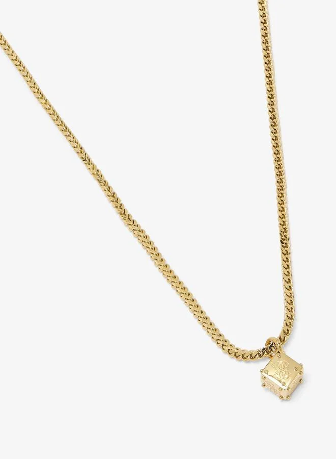 GUESS  26 Inch 4G Dice Pendant Necklace for Men | Best Price UAE
