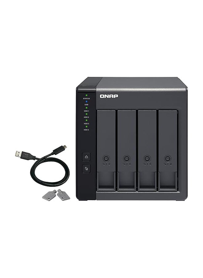 QNAP - TR-004 4 Bay USB Type-C Direct Attached Storage (DAS) with hardware RAID (Diskless) - Image 1