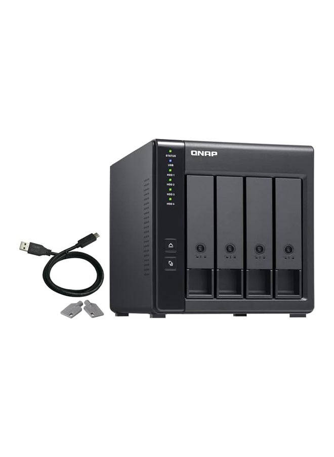 QNAP - TR-004 4 Bay USB Type-C Direct Attached Storage (DAS) with hardware RAID (Diskless) - Image 1