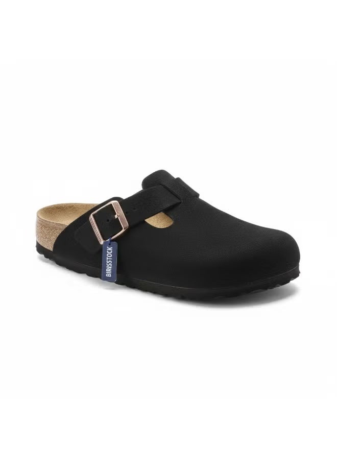 Birkenstock Boston Vegan Clogs – Black | Everyday Casual Comfort - Image 1