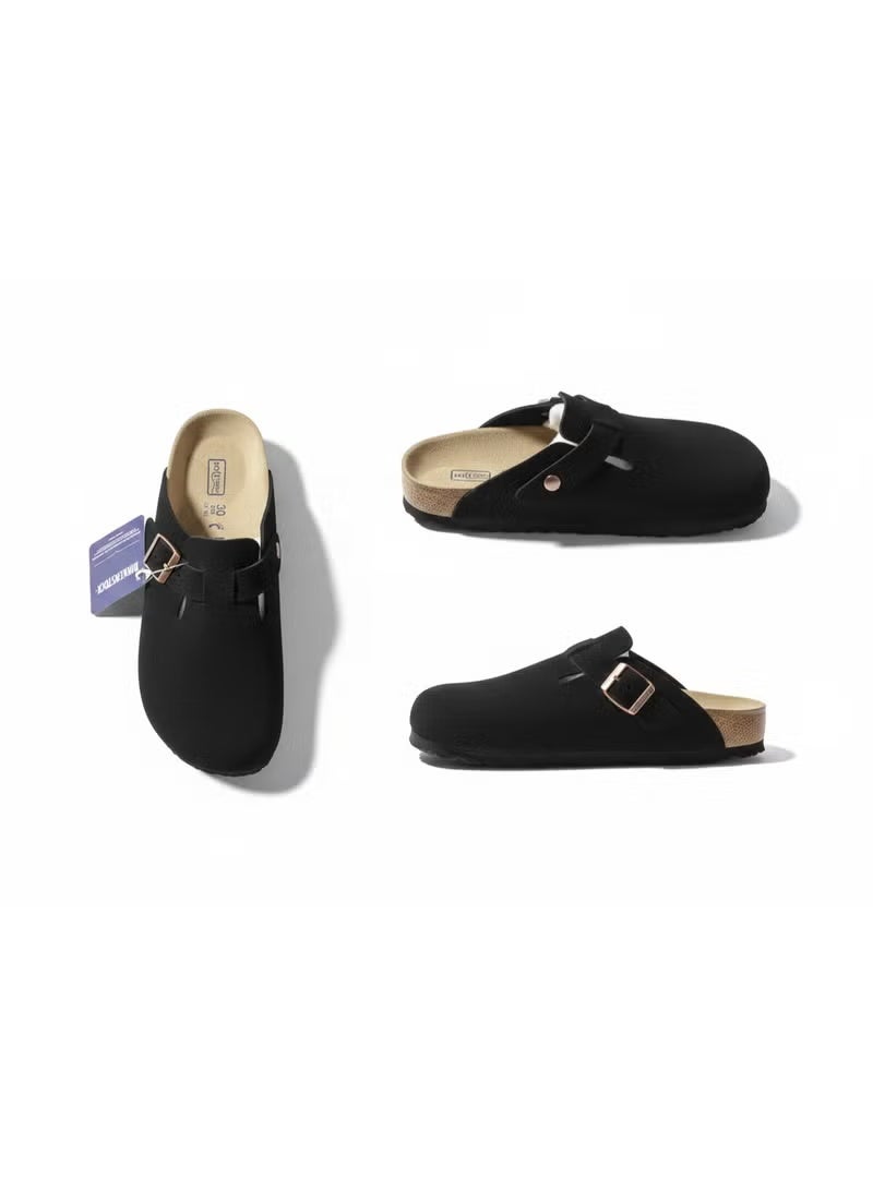 Birkenstock Boston Vegan Clogs – Black | Everyday Casual Comfort - Image 3