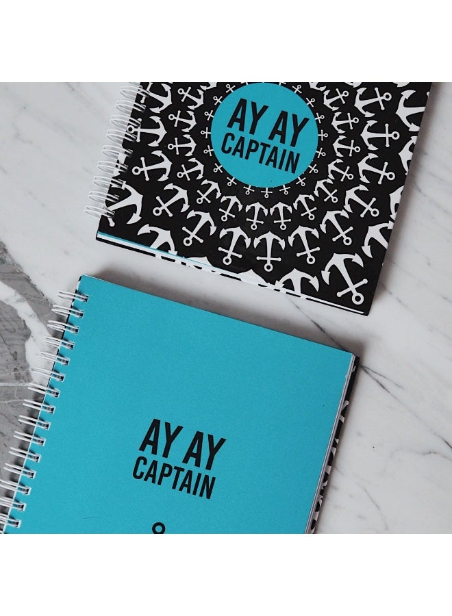 PK Design Hipster Series Notebooks -Ay Ay Captain - Image 2