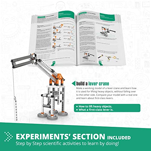Engino STEM Toys, Mechanics: Levers, Linkages & Structures, Engineering Kits for Kids 9+, Gifts for Boys & Girls, Educational Building Toys, Fun Kids Activities (16 Model Options) - Image 5