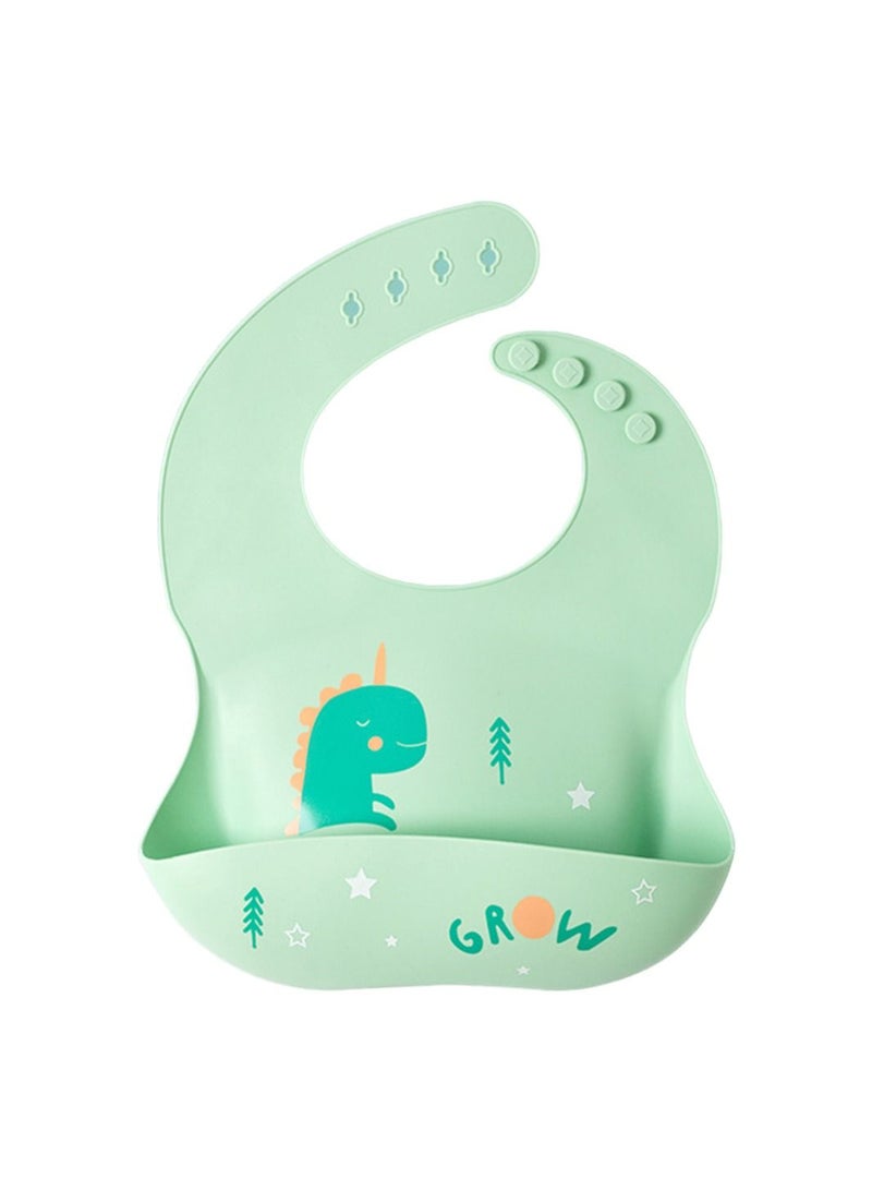 Muslin Tree Waterproof Silicone Baby Bib  - Image 1