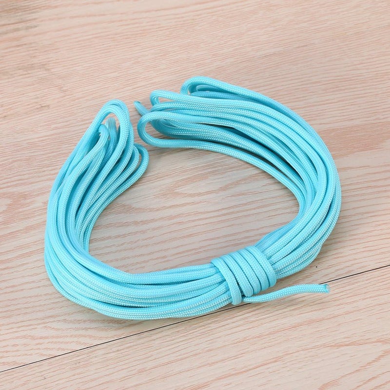 klarako 9 Strand 550 Luminous Glow in The Dark Paracord Parachute Cord (Blue, 50ft) - Image 2
