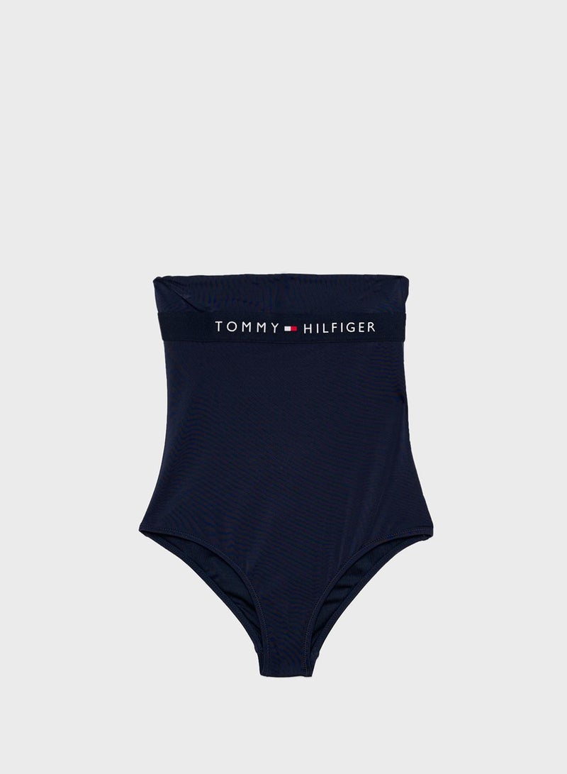 TOMMY HILFIGER Kids Logo Swimsuit - Image 2