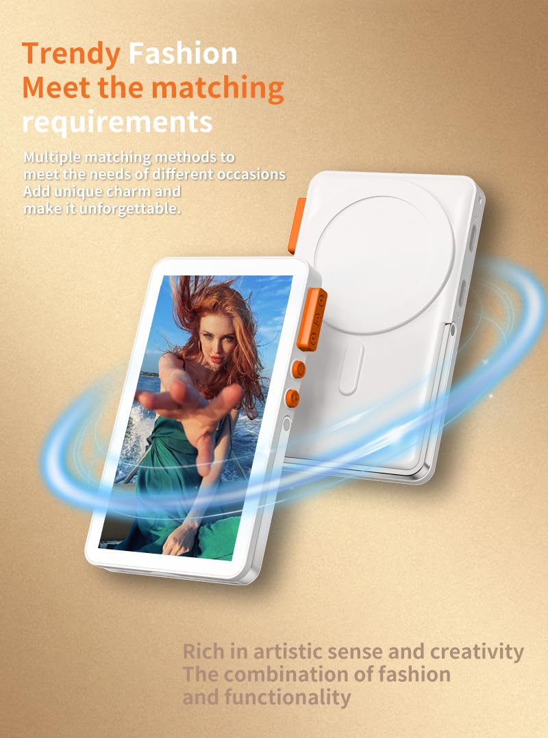 Tectonic TSM-40 Magnetic Vlog Selfie Monitor with Stand – 1080P HD Wireless Phone Display Screen for iPhone & Android, Magnetic Mount Preview Monitor for Live Streaming, Vlogging & Content Creation - Image 3