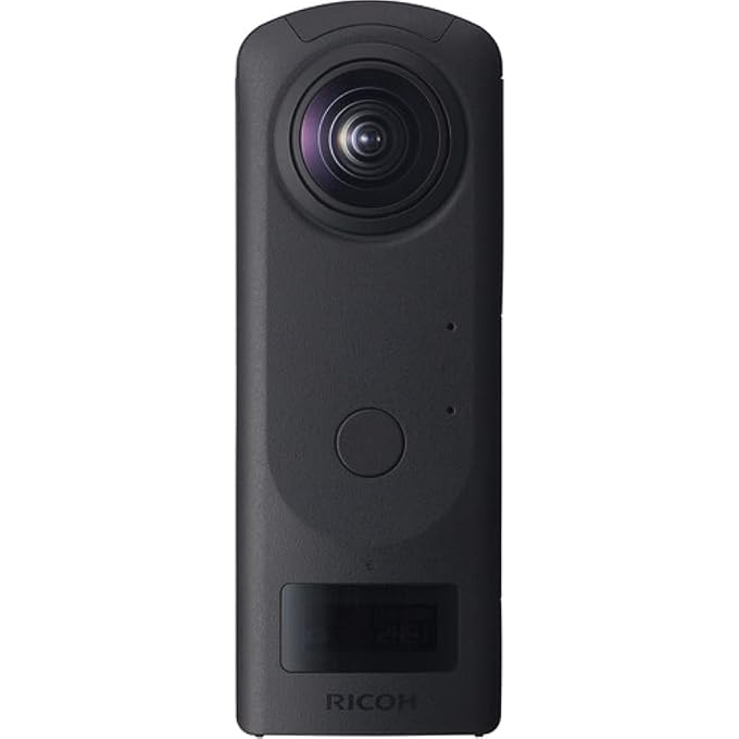 RICOH Theta Z1 51GB Black 360 Camera, Two 1.0-inch Back-Illuminated CMOS sensors, Increased 51GB Internal Memory, 23MP Images, 4K Video with Image stabilization, HDR, High-Speed Wireless Transfer | Dual 1.0 Back-Illuminated CMOS Sensors, ~23mp Stills, 4K Video with 3-Axis Rotational Stabilization, 51GB Internal Storage - Image 1