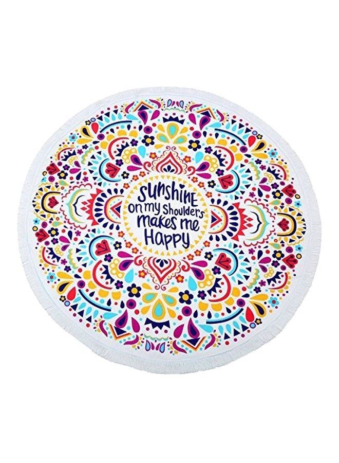Printed Beach Towel - Image 1