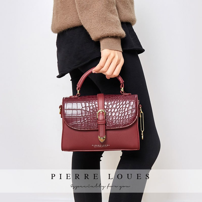 2025 New Crocodile Pattern Flap Bag with Multiple Compartments, Crossbody Bag, Multi-Purpose, Light Luxury, Simple Women''s Handbag Wholesale - Image 4
