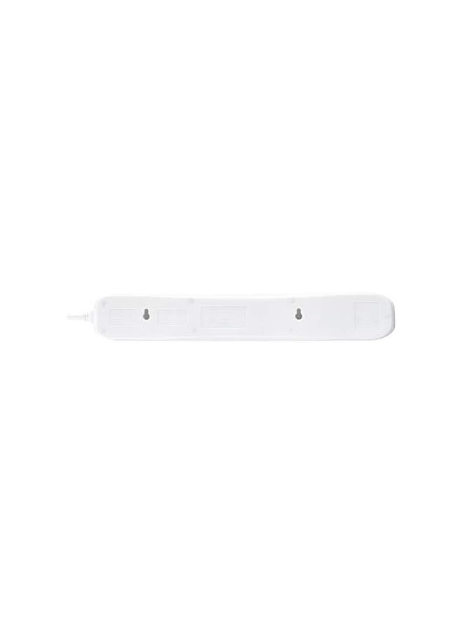 MASTERPLUG Masterplug SRG6210N-MP Six Socket Surge Protected Extension Lead, 2 Metres, White  - Image 3