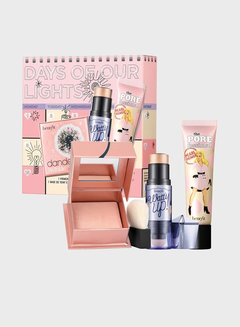 Benefit Cosmetics Days of Our Lights - Primer & Highlighter Set