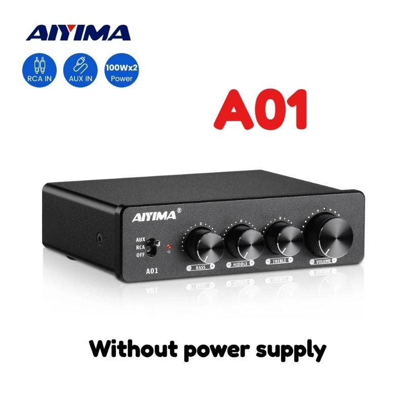 Aiyima A01 Tpa3116 Class D Audio Amplifier HiFi Music Stereo Power Amp for Home Theater, Without Power - Image 1