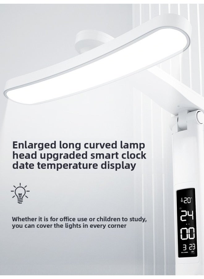 Generic - Sheng Bang Rong Table Lamp Eye Protection Learning Student Dormitory Endurance Charging Desk Super Long Bedroom Bedside Lamp Children's Reading-Specification:Adjustable Color Temperature  With Pen Holder + Charging Head - Image 1