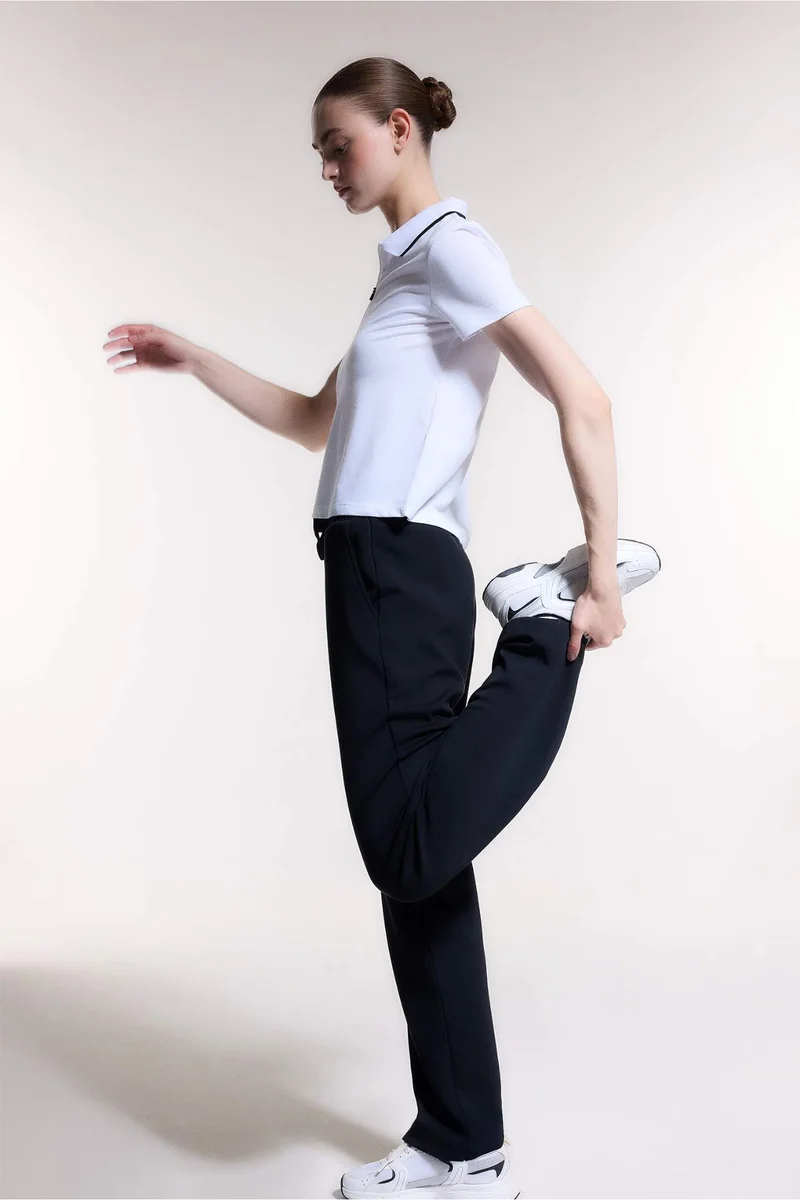 DeFacto Straight Fit Standard Length Modal Soft Touch Trousers
