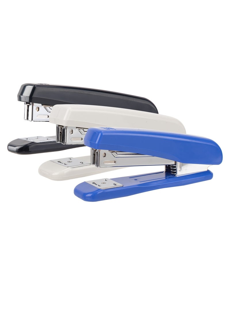 Deli 1-Piece Desktop Stapler With Three Pack Of Pins And A Staple Remover Assorted Colours - Image 2
