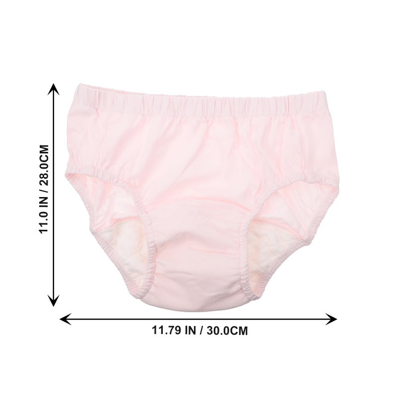 Reusable Washable Incontinence Underwear For Adults M Size Light Pink Leak Proof - Image 3