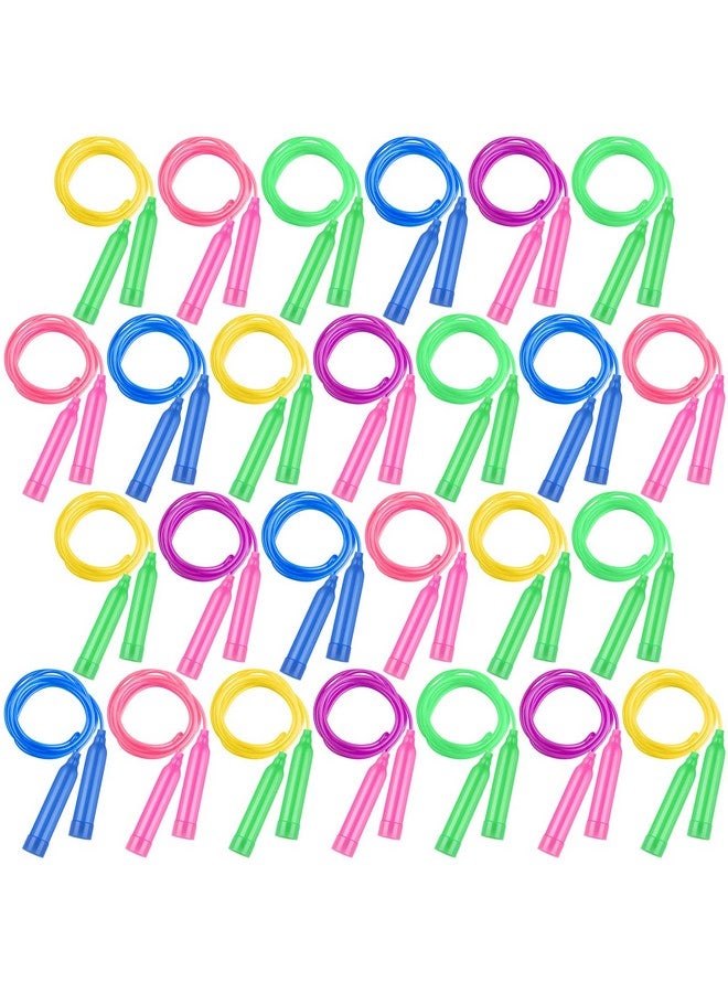 Elcoho 36 Packs Kids Jump Rope Set 7.3 Feet Adjustable Skipping Rope Colorful Kids Outdoor Jump Ropes for Kids Party Favors Outdoor Activity Birthday Reward Gift - Image 1