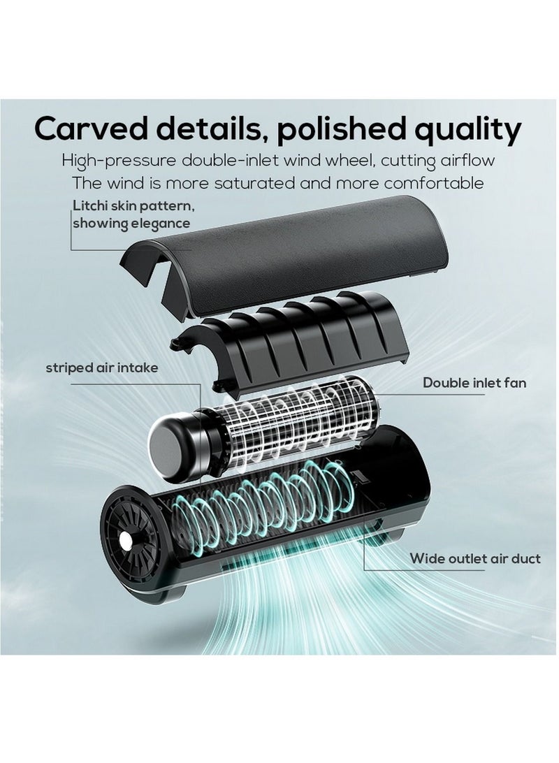RATSAW Car Seat Fan for Front Rear Seat Passenger USB Powered and 3 Speeds Strong Cooling Air Fan Adjustable Strap for SUV and RV and Vehicles and Office Seats  Brown - Image 3