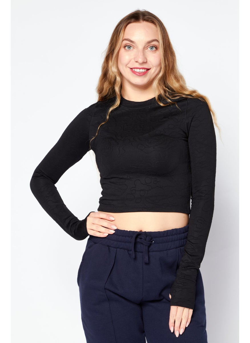 Puma x Select Women Sportswear Fit Long Sleeve Outdoor Top, Black  - Image 1