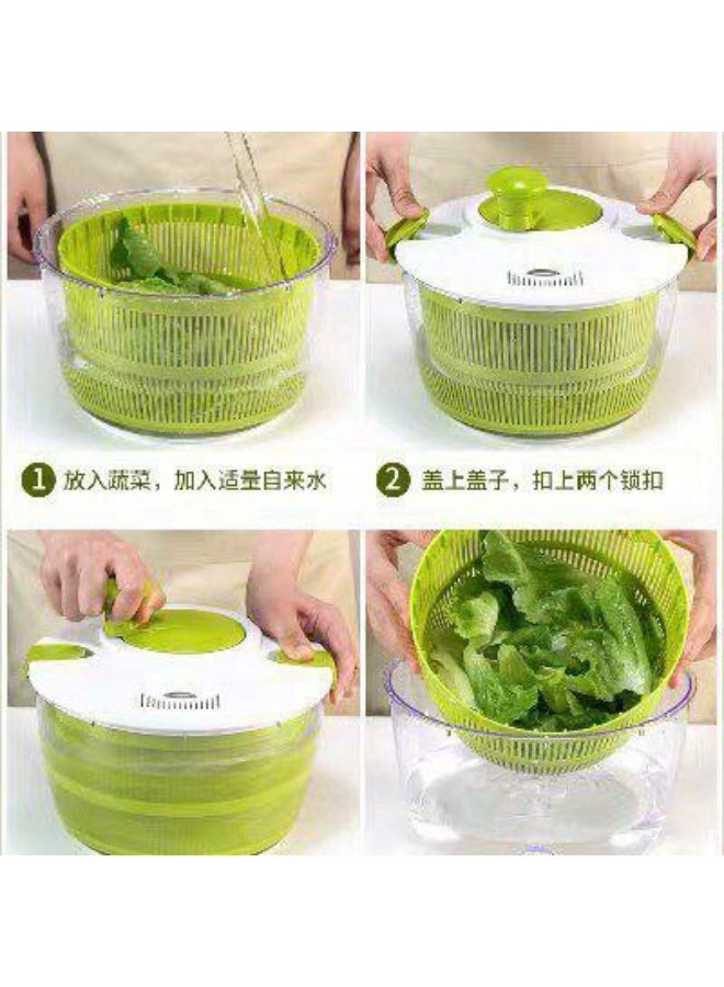 مجفف خضار من وطنيه لغسيل الخضروات و تجفيفها في منتهى السهولة - Image 1