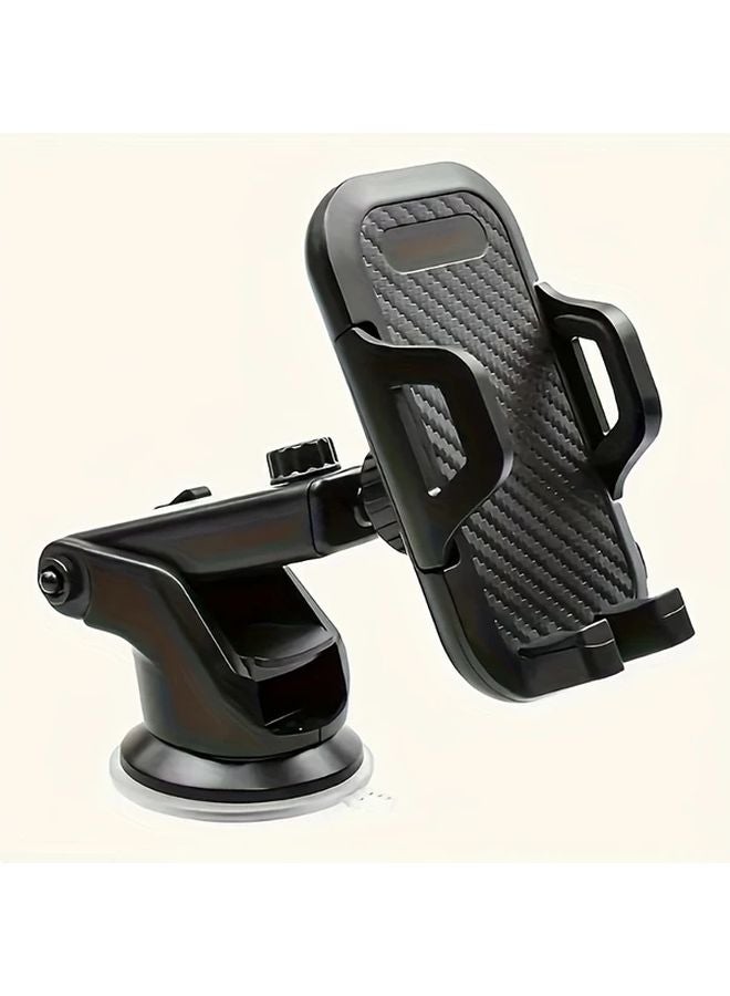 Black Universal Car Phone Holder Strong Suction Cup Mount Adjustable Dashboard Grip - Image 5