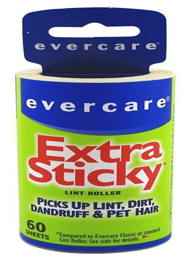 Evercare Garment Lint Roller Extreme Stick Refill - 60 Sheets
