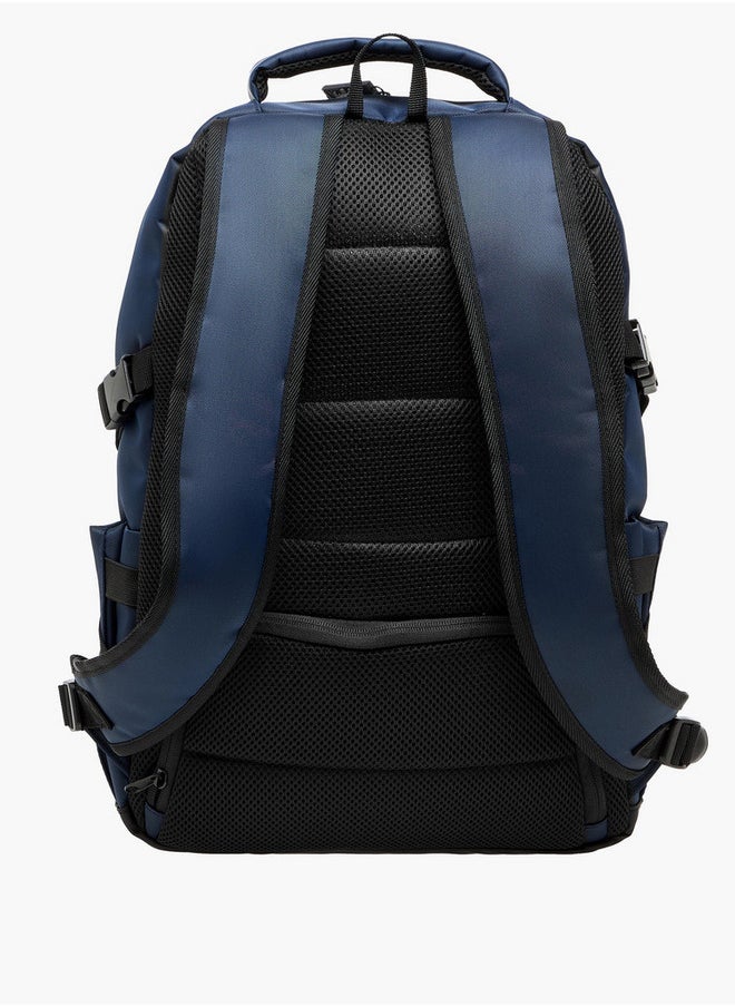 Lee Cooper Men's Panelled Backpack with Zip Closure and Adjustable Strap - 47x32x15 cm  - Image 3