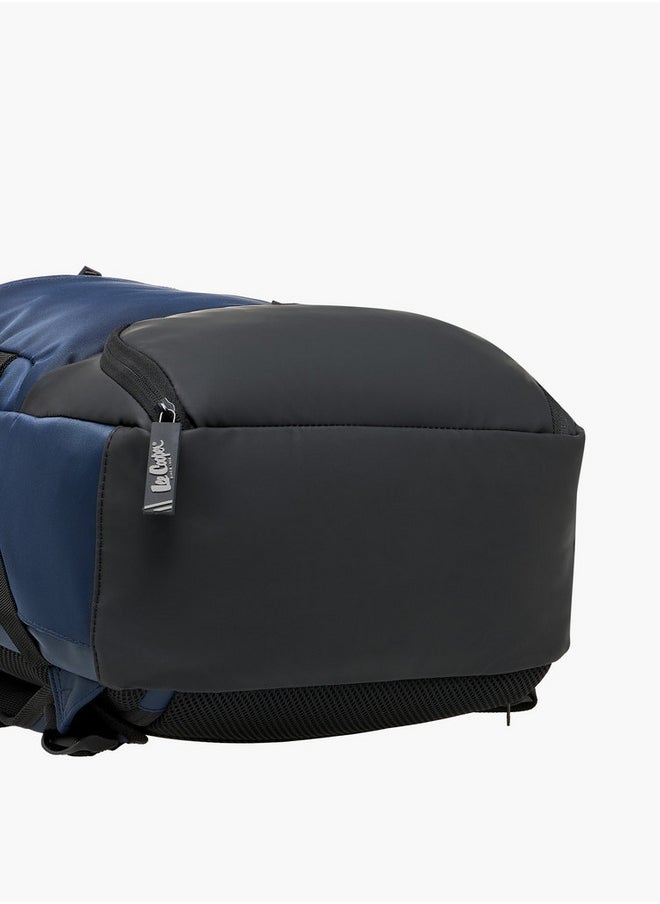 Lee Cooper Men's Panelled Backpack with Zip Closure and Adjustable Strap - 47x32x15 cm  - Image 5