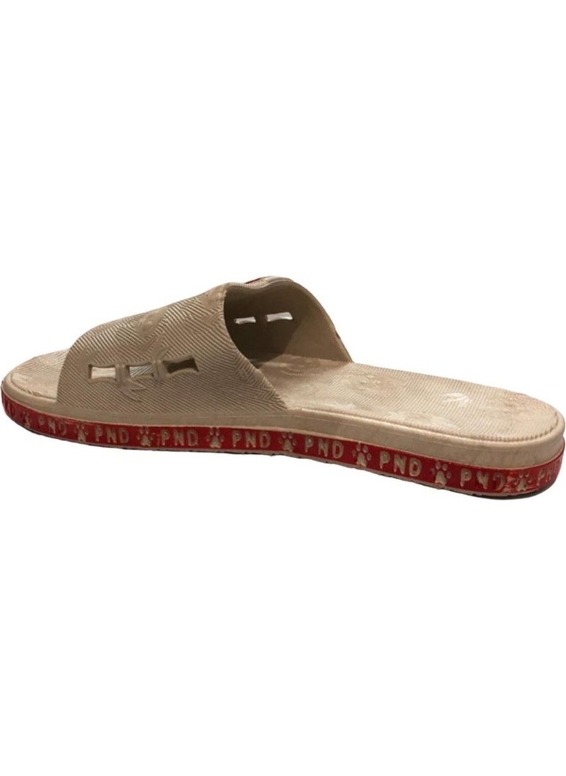 Gezer - 12496 Cream Women's Anti-Slip Bathroom Slippers - Image 1