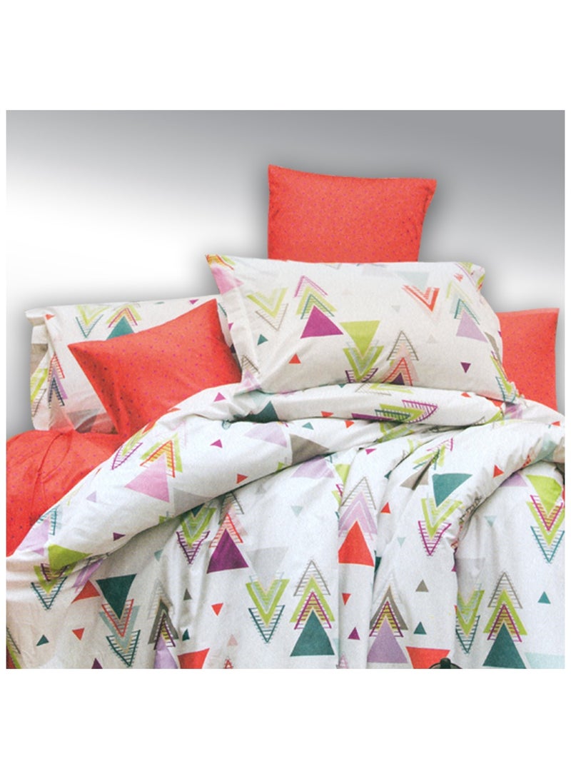 Family Bed Flat Bed sheet Set Cotton 4 pieces size 240 x 250 cm Model 149 from Family Bed - Image 5