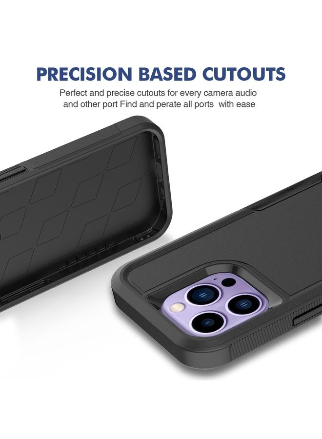 S-TOP Case For iPhone 14 Pro Soft TPU Hard PC Phone Case - Image 2