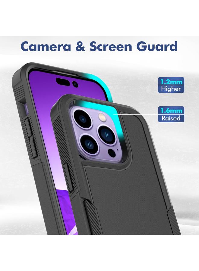 S-TOP Case For iPhone 14 Pro Soft TPU Hard PC Phone Case - Image 5