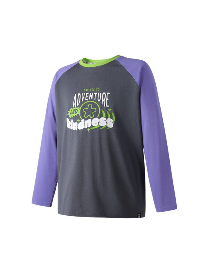 TABE Xiaozhu Toni Boys' T-shirt, Children's Undershirt, Chubby Boys' Long-sleeve T-shirt, Teenagers' New Style - Image 5