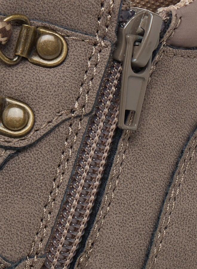 Lee Cooper Boys' Panelled Ankle Boots with Zip Closure - Image 5