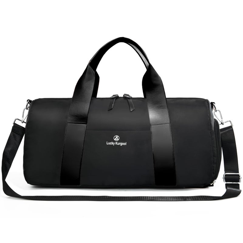 KURGOOL Gym Bag for Women Duffle Bag for Travel with Shoe Compartment and Wet Pocket Lightweight Carry on Weekender Duffel Bags Water Resistant - Image 2