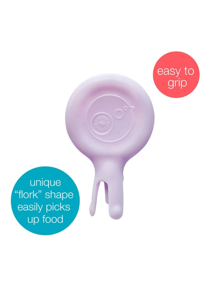 b.box Mini Flork – 3 Pack, Toddler Training Utensil for Self-Feeding, Soft, Safe, and Reusable, Fun Mealtime Essential, 3pcs Set - Image 2