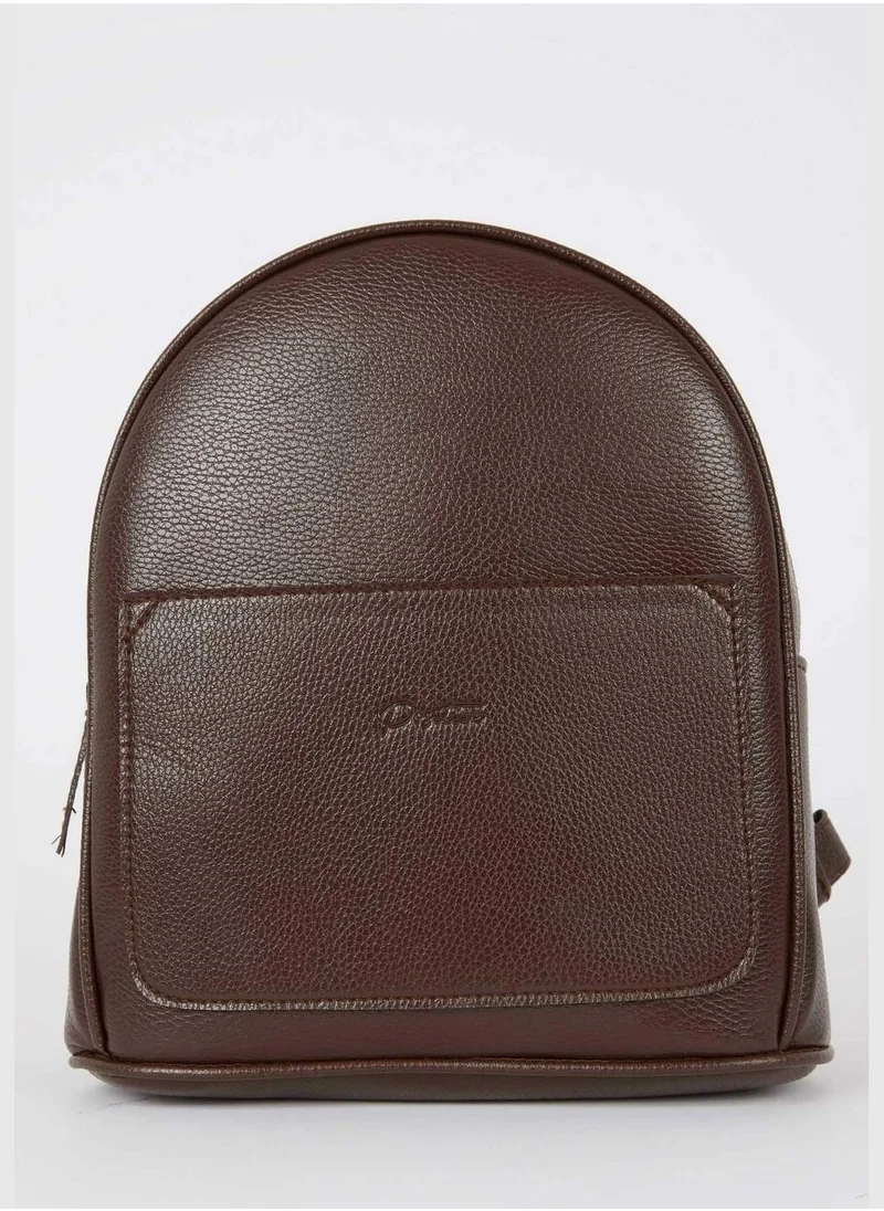 DeFacto Faux Leather Big Backpack