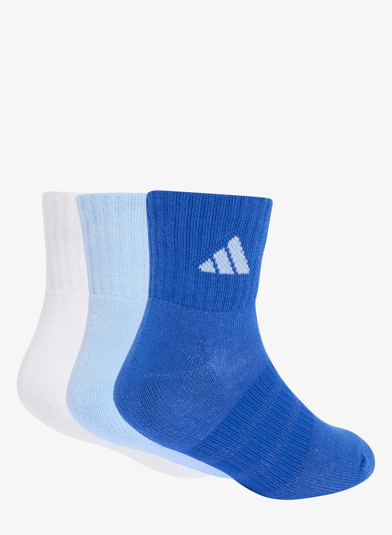 اديداس جوارب CUSHIONED SPORTSWEAR ANKLE 3 PAIR PACK