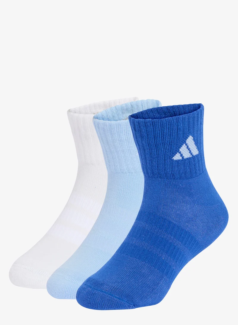 اديداس جوارب CUSHIONED SPORTSWEAR ANKLE 3 PAIR PACK