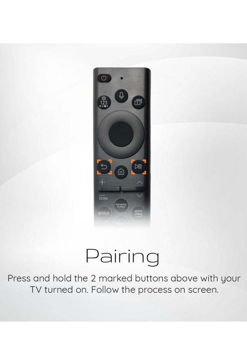 Generic - Original OEM BN59-01385A Solar Voice Remote Control (2021) for Samsung Smart TVs – Compatible with Neo QLED, The Frame, and Crystal UHD Series - Image 1