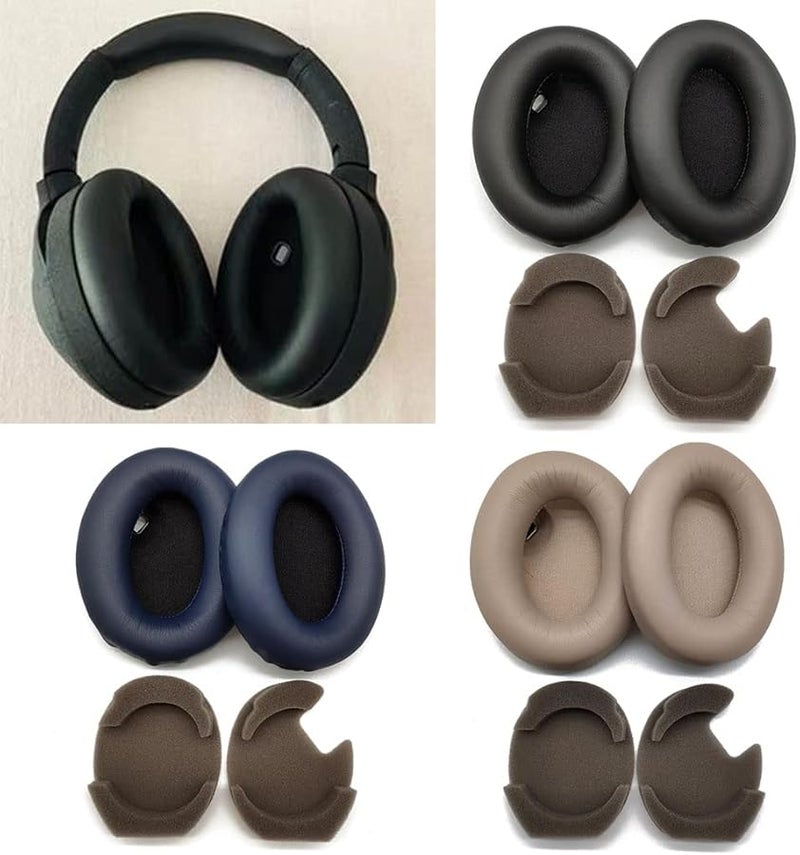 وسائد أذن زرقاء بديلة لسماعات سوني WH-1000XM4 - Image 3