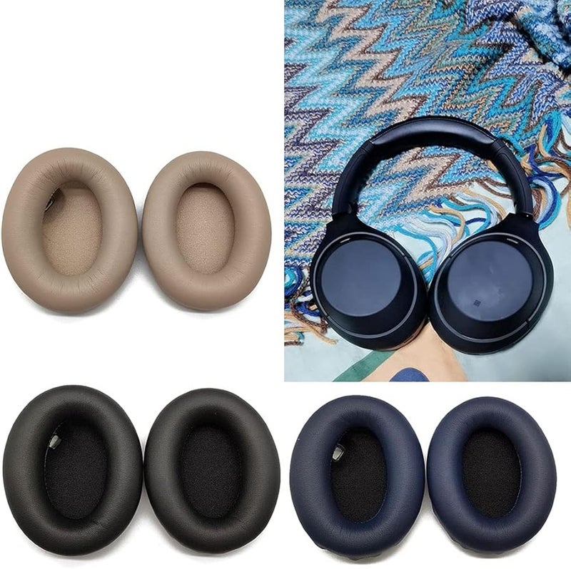 وسائد أذن زرقاء بديلة لسماعات سوني WH-1000XM4 - Image 4