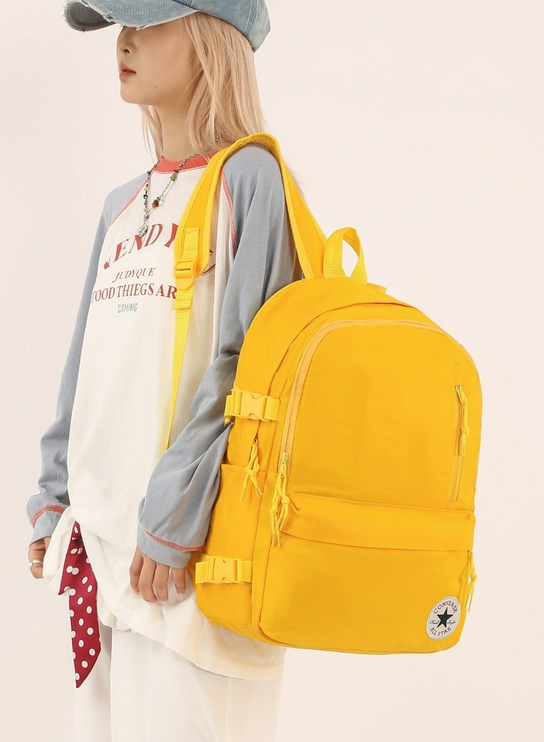 كونفرس 【موسم المدرسة】حقيبة مدرسية كلاسيكية ملونة بسحّاب عمودي من  للعودة إلى المدرسة - Image 2